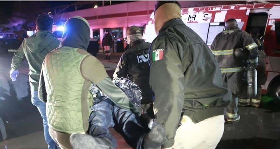 “Migrantes se atrincheraron y prendieron fuego al lugar”