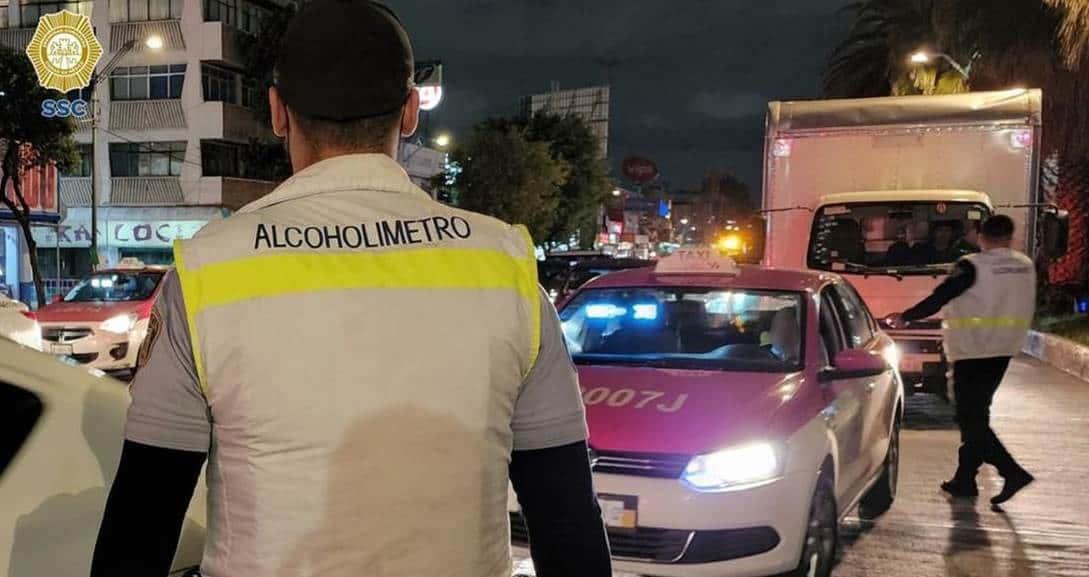 CDMX refuerza alcoholímetro durante Semana Santa