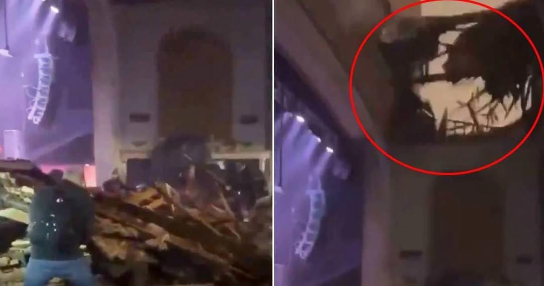 Se derrumba techo en pleno concierto en EU; hay un muerto