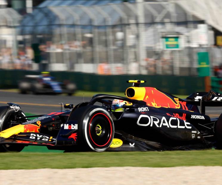 Acaba Checo quinto en accidentado GP de Australia