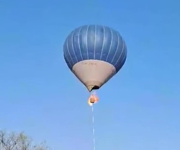 Se incendia globo aerostático; mueren dos