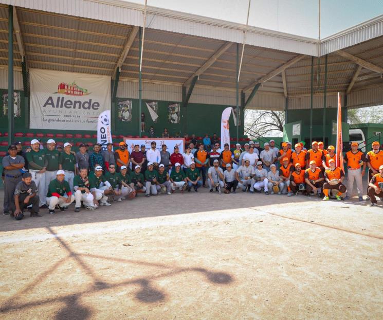 Promueven convivencia con “El cuadrangular de sóftbol 2023”