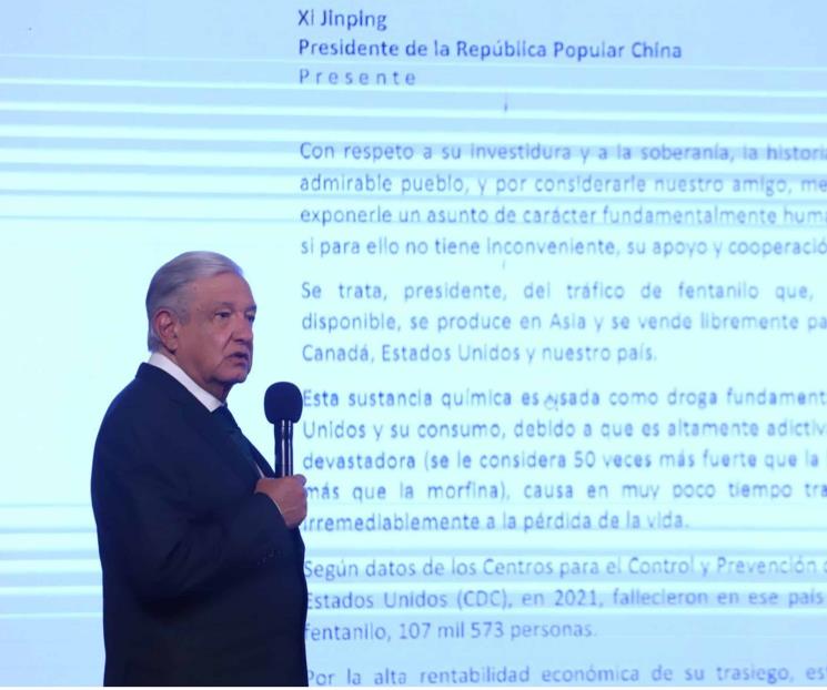 AMLO envía carta al presidente de China