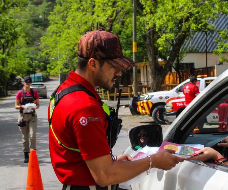 Buscan prevenir incendios en la Sierra de Santiago 