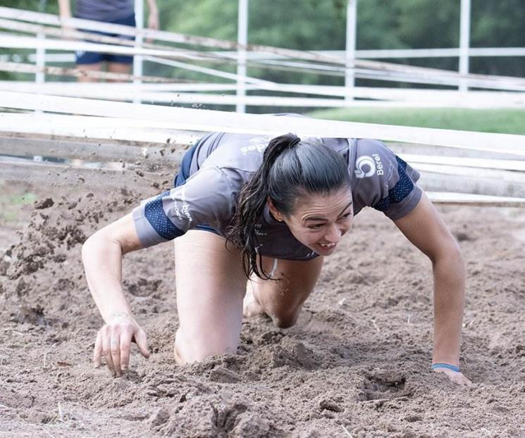 Rayadas entrenan con ejercicios tipo Exatlón
