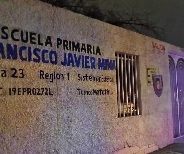 Arrestan a tres por robo a escuela