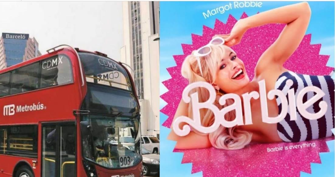 Metrobús de CDMX se une al trend de Barbie Metrobús de CDMX se une al trend de Barbie