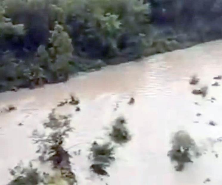 Revive con lluvias  río Santa Catarina