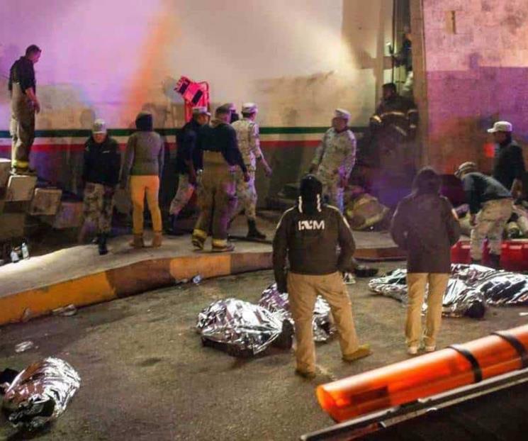 Inicia repatriación de migrantes fallecidos en incendio Inicia repatriación de migrantes fallecidos en incendio