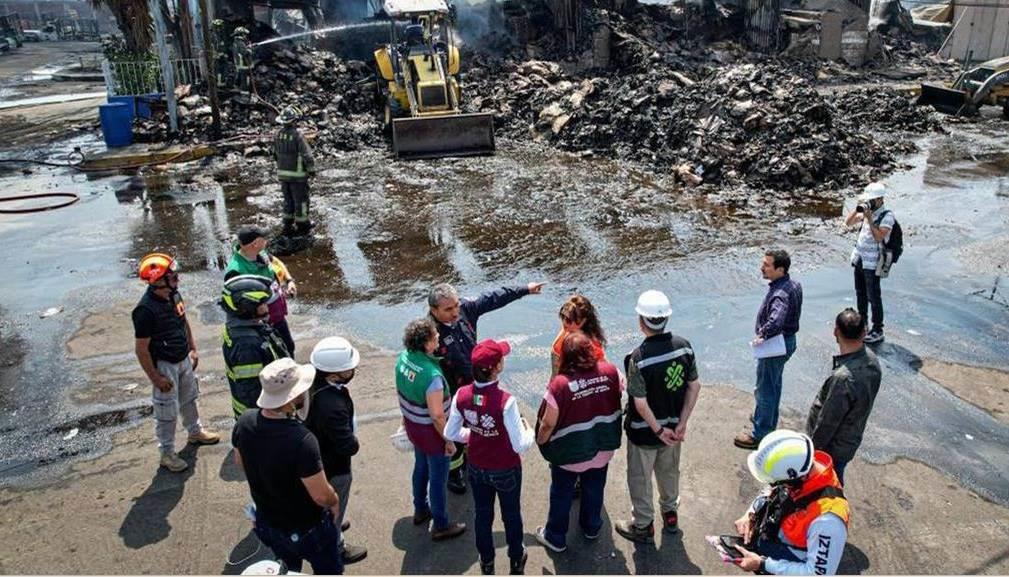 Sin reporte de extorsión en incendio: Sheinbaum