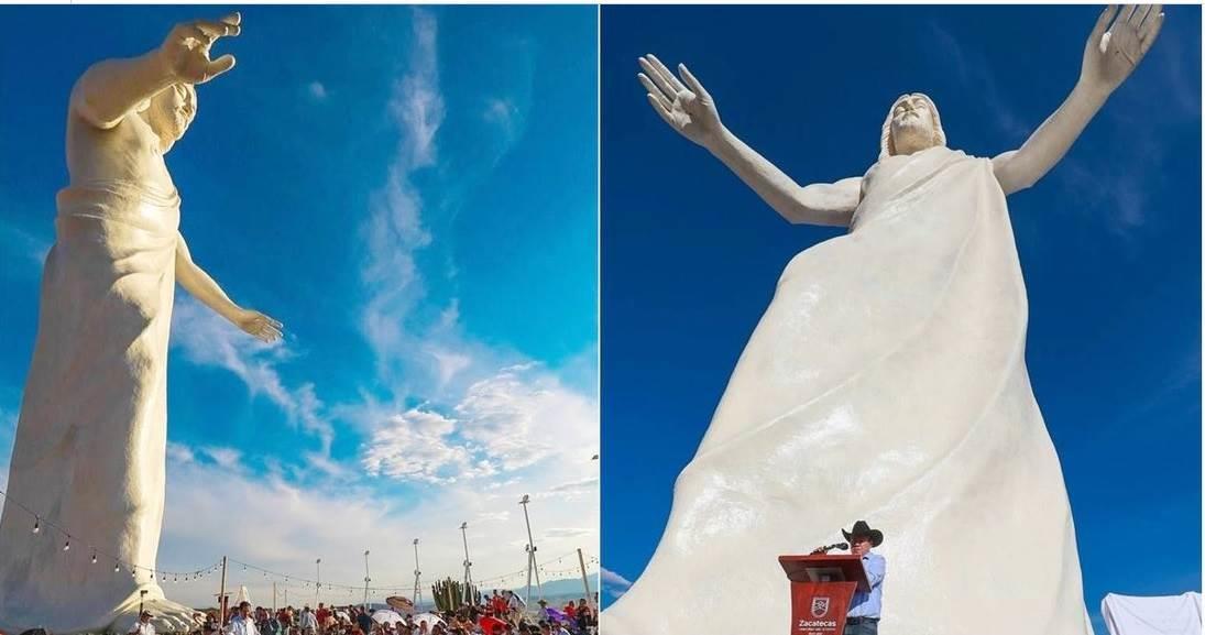 Inauguran Cristo de 33 metros en Zacatecas Inauguran Cristo de 33 metros en Zacatecas