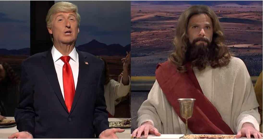 Parodian a Trump por compararse a Jesucristo Parodian a Trump por compararse a Jesucristo
