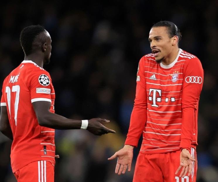 Sadio Mané golpeó a Leroy Sané en el Bayern