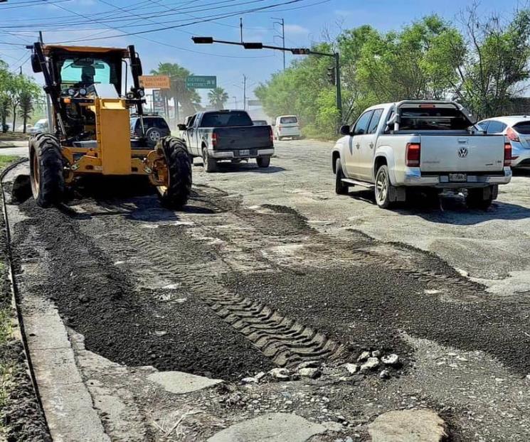 Rehabilita Escobedo la carretera a Monclova Rehabilita Escobedo la carretera a Monclova