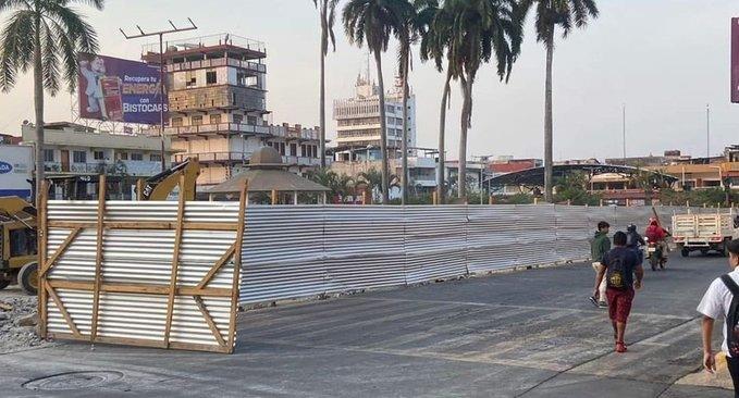 Alcaldesa ordena quitar árboles para remodelar parque