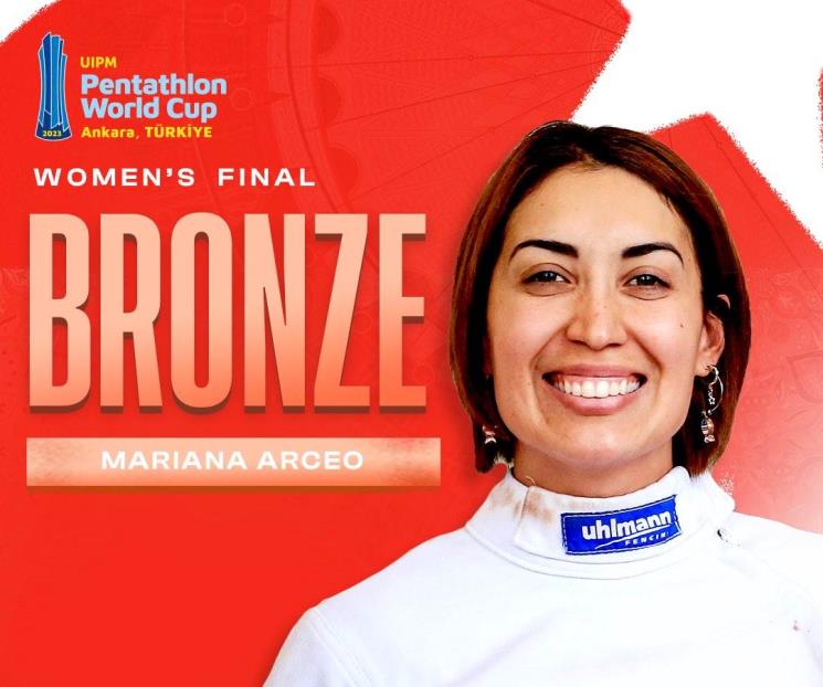 Logra mexicana medalla de bronce en Pentatlón