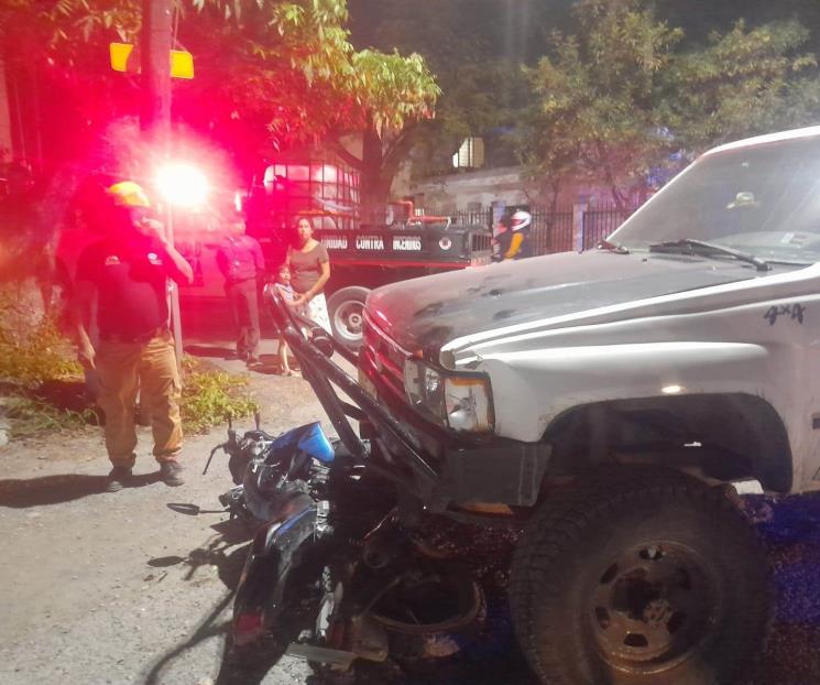 Deja dos lesionados choque en Montemorelos