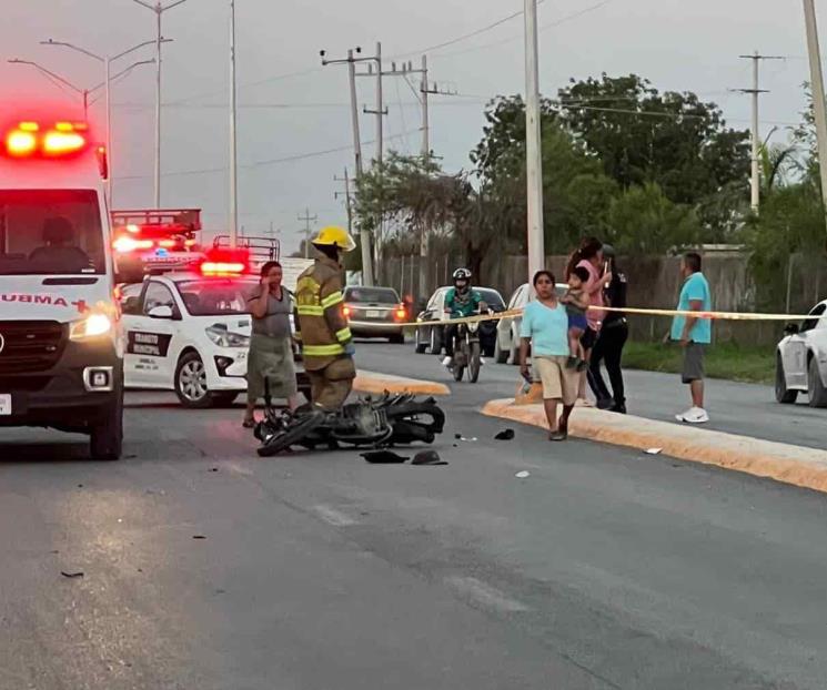Muere motociclista en estrellamiento