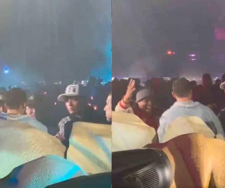 Bad Bunny y Peso Pluma juntos en Coachella