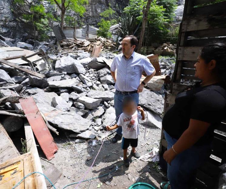 Exigen PAN reubicación de familias en riesgo tras deslave