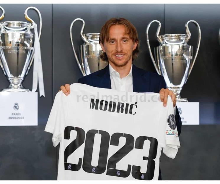 Modric renueva con el Real Madrid Modric renueva con el Real Madrid