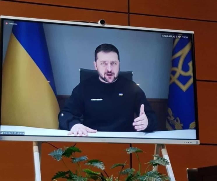 Zelenski pide a México unirse a la paz ucraniana