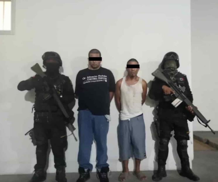 Caen dos ligados al crimen organizado