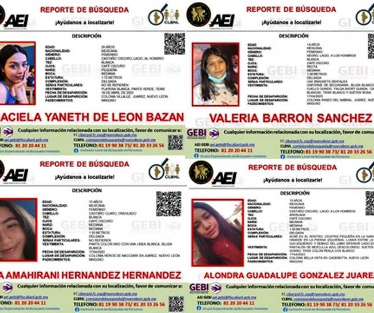 Localizan a jóvenes desaparecidas en Juárez y Cadereyta