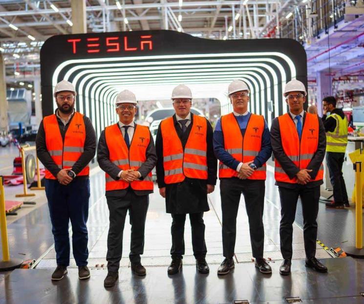 Visita Samuel la gigafactory de Tesla en Berlín Visita Samuel la gigafactory de Tesla en Berlín