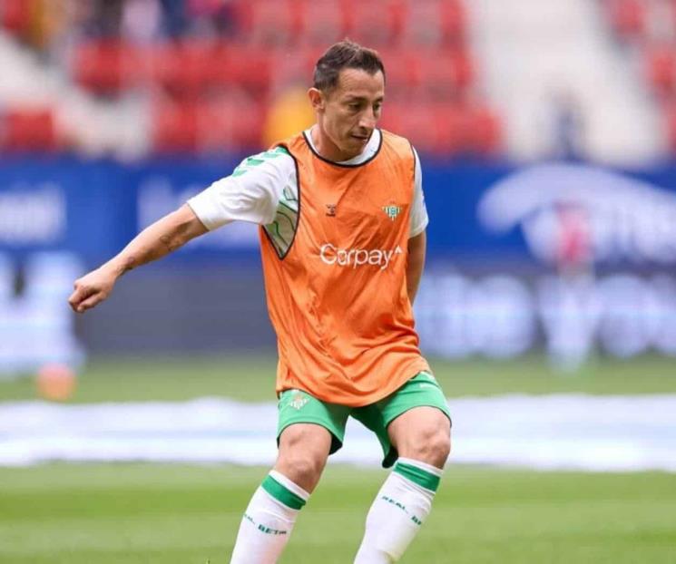 Derrota el Osasuna al Betis de Andrés Guardado