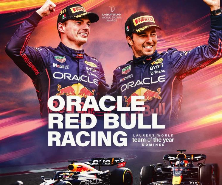 Checo Pérez, nominado con Red Bull al equipo ideal del año