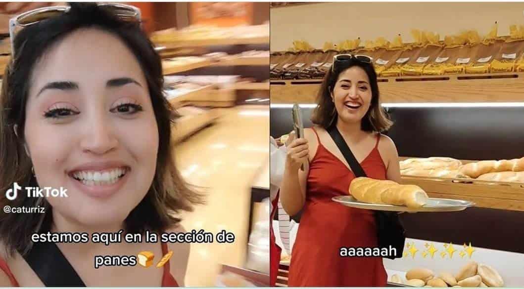 Extranjera le sorprende la variedad de pan dulce en México