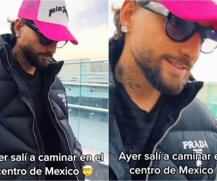 Desconocen a Maluma en las calles de la CDMX