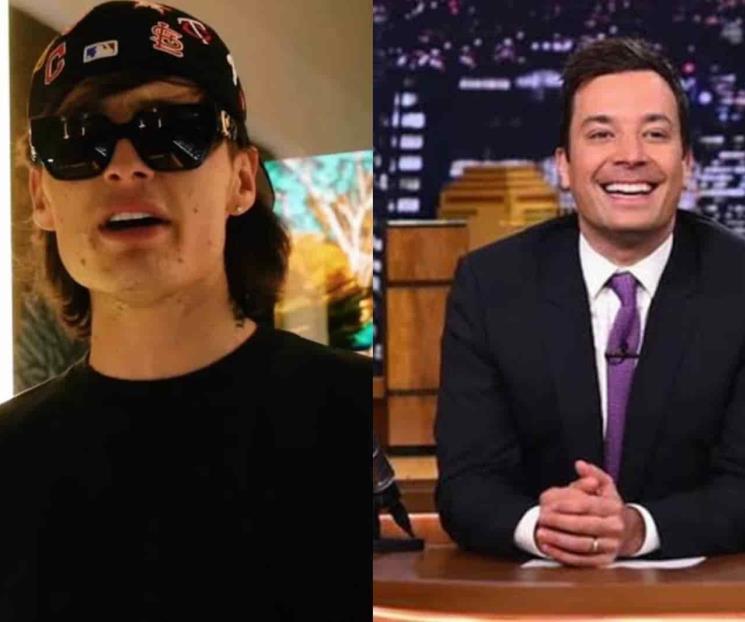Peso Pluma lleva corridos tumbados a show de Jimmy Fallon Peso Pluma lleva corridos tumbados a show de Jimmy Fallon