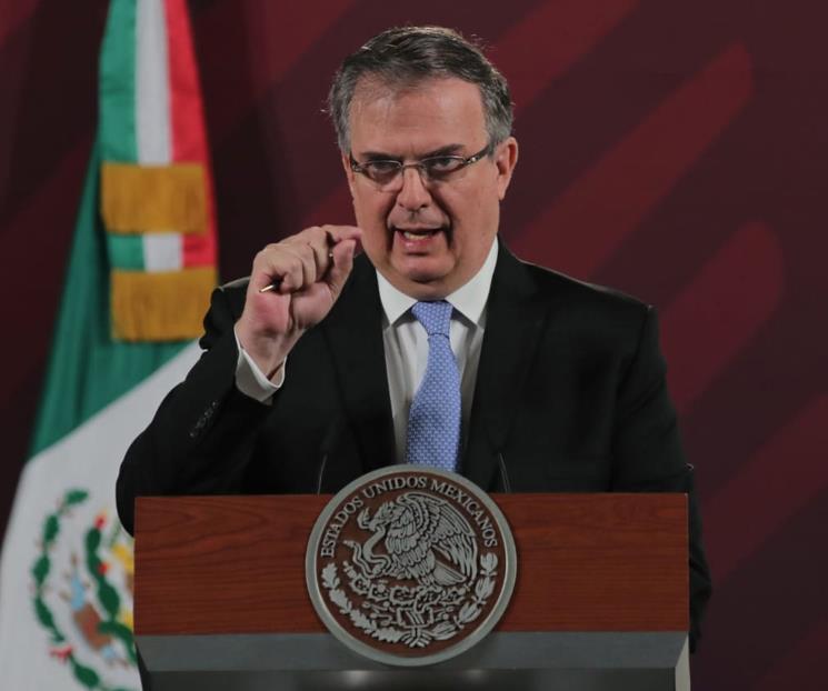 Ordenan a Ebrard deslindarse de propaganda presidencial Ordenan a Ebrard deslindarse de propaganda presidencial