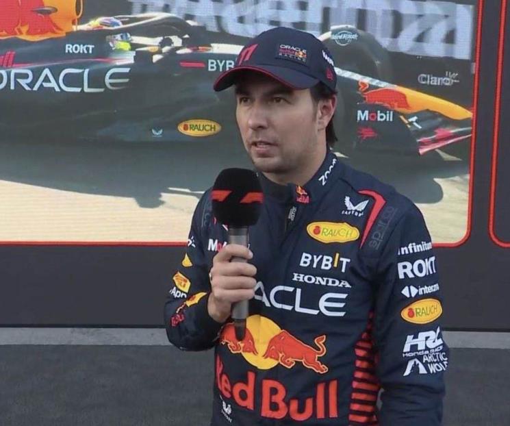 Decepcionado Checo con su P3 para carrera en Bakú