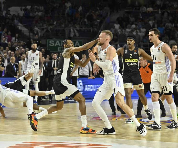 Dictan castigos a jugadores por pelea en Euroliga