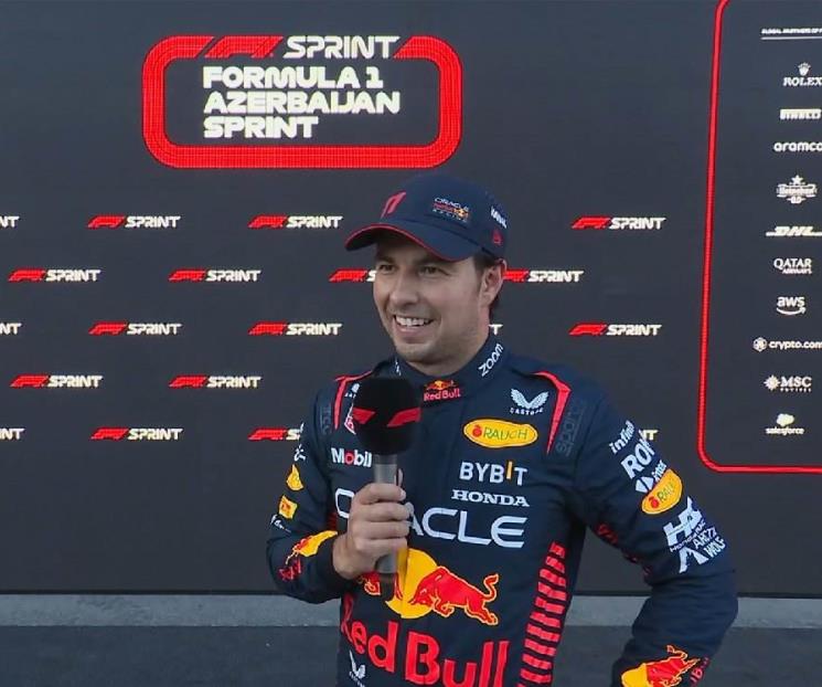 Va Checo por el triunfo grande que es el GP de Azerbaiyán