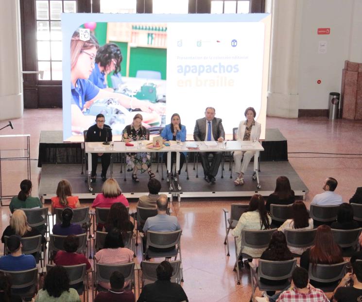 Lanzarán en braille libros de “Apapachos”