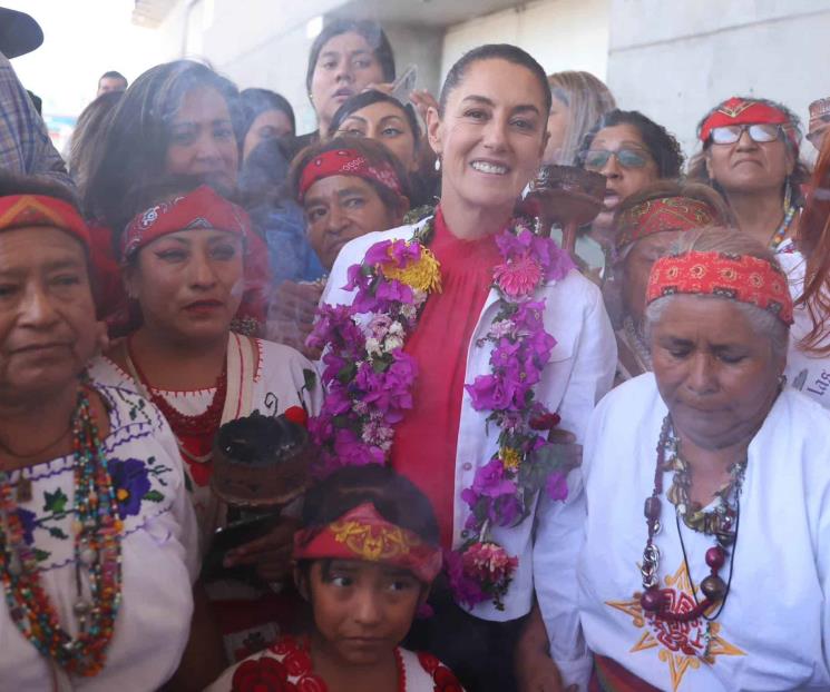 Sin nosotras no hay democracia: Claudia Sheinbaum