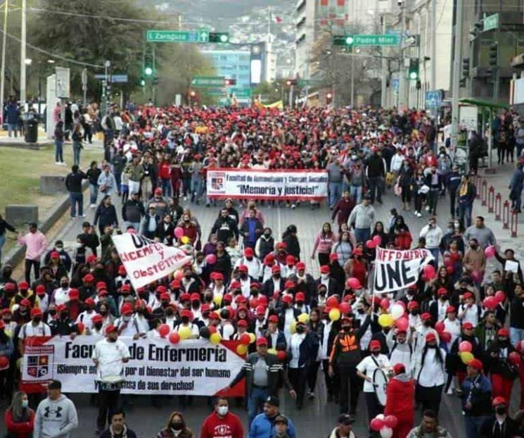 Anuncia Monterrey cierres por marchas Anuncia Monterrey cierres por marchas