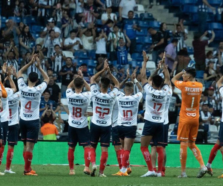 Acabó Rayados como el equipo con más pts en año futbolístico
