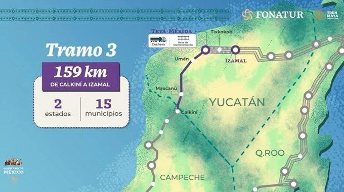 Tramo 3 del Tren Maya lleva 92% de vía terminada: Fonatur