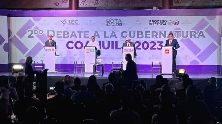 Celebran segundo debate candidatos en Coahuila Celebran segundo debate candidatos en Coahuila