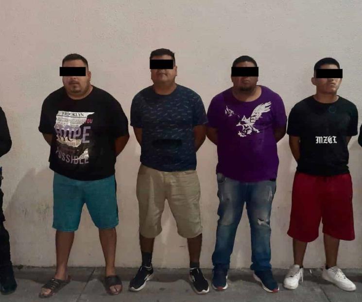 Capturan a 4 presuntos delincuentes
