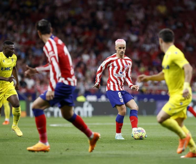 Golea Atlético al Cádiz y toman subliderato en Liga