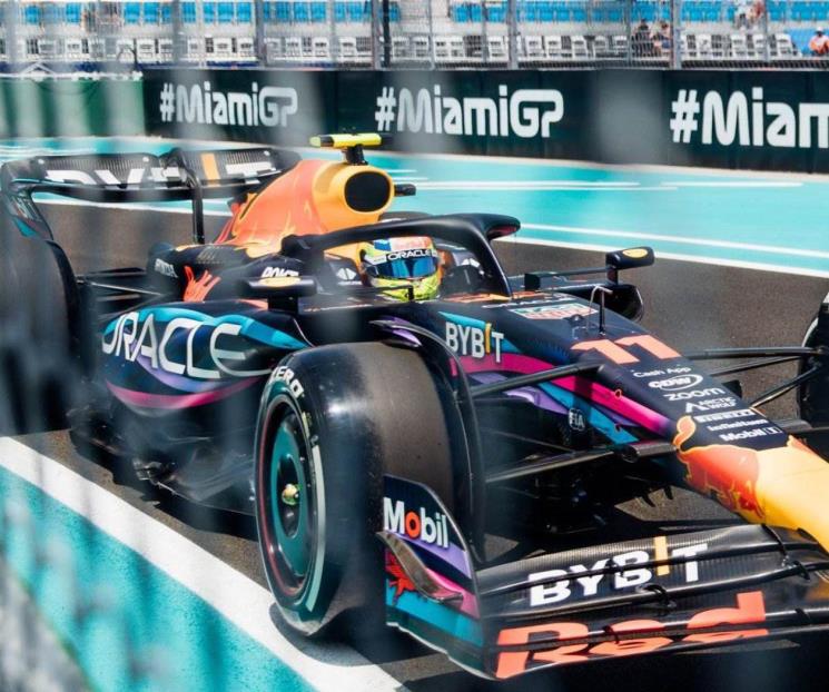 Lidera Russell práctica 1 en Miami y Checo es onceavo