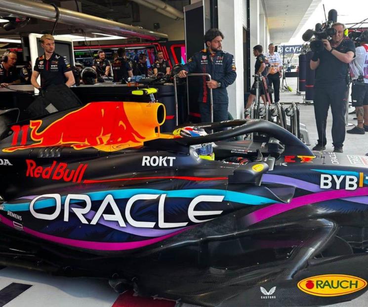 Lidera Verstappen práctica 2 y Checo es cuarto en Miami