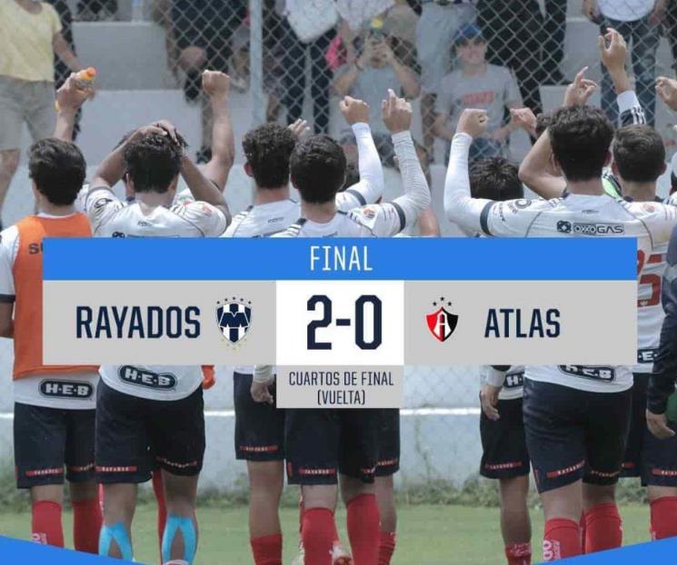 Avanzan Rayados Sub-18 a las semifinales