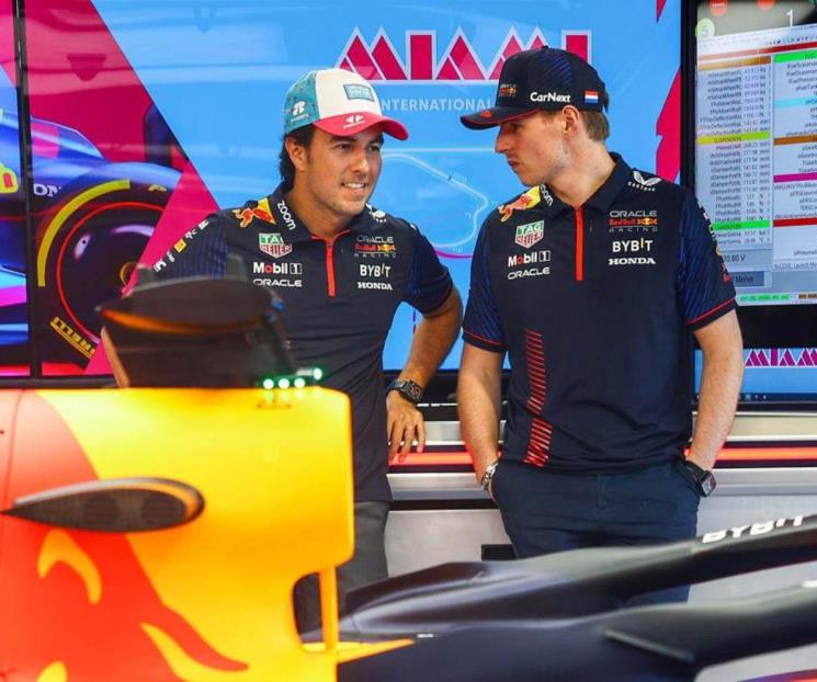 Lidera Verstappen P3 en Miami, Checo fue tercero
